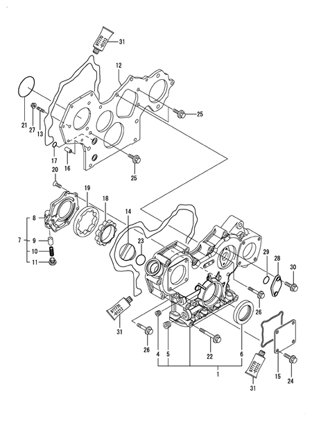 GEAR HOUSING (4TNV84-KLAN)