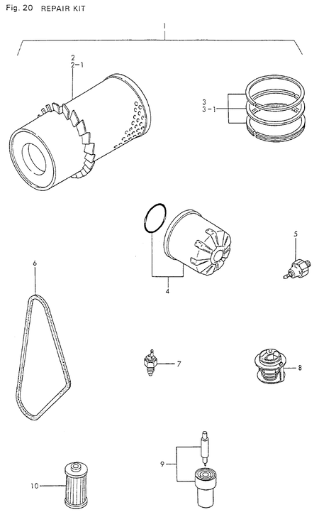 REPAIR KIT (2T75U-N)