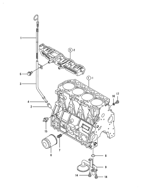 LUB.OIL SYSTEM (4TNE98-BQDF)