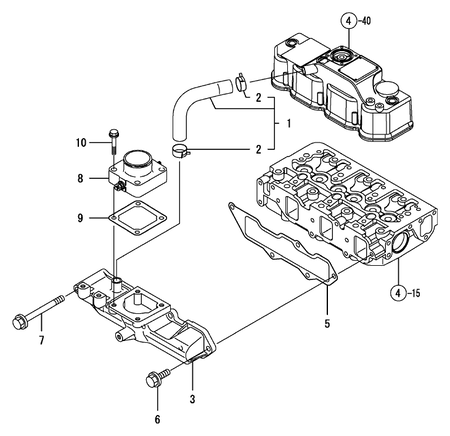 SUCTION MANIFOLD (3TNV88-NRE)