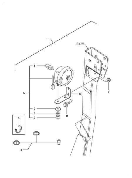 WORK LAMP (LX4100(YANMAR))