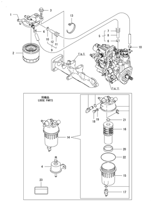 FUEL LINE (3TNV82A-BDSA) FUEL LINE (3TNV82A-BDSA)
