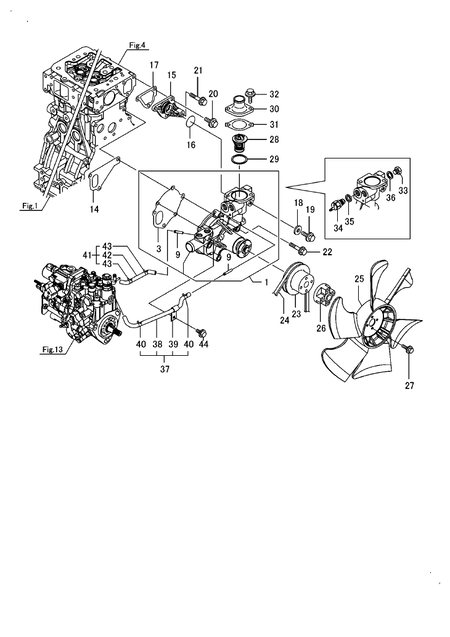COOLING WATER SYSTEM (4TNV84T-BGGES)