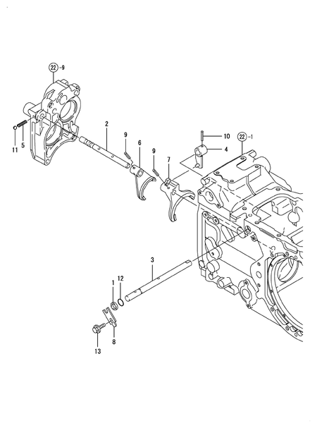 SUB CHANGE SHIFT (T80)