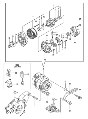 GENERATOR (3TNV88-BGGE) GENERATOR (3TNV88-BGGE)