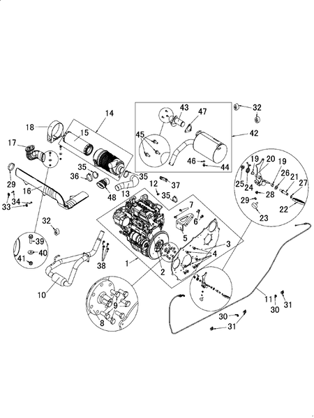 ENGINE COMPONENTS (YU1000DK-BRAHMA)
