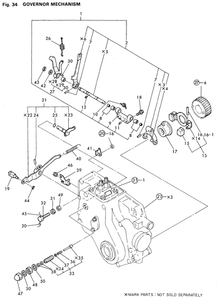 GOVERNOR MECHANISM (2T75U-N)