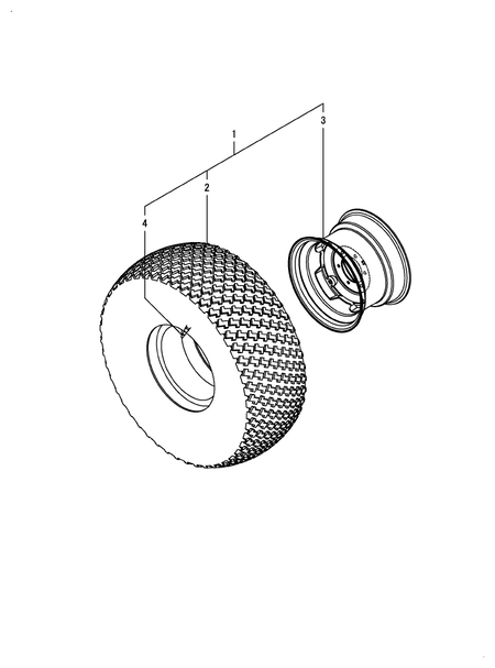 REAR WHEEL TIRE(R3) (SA324)