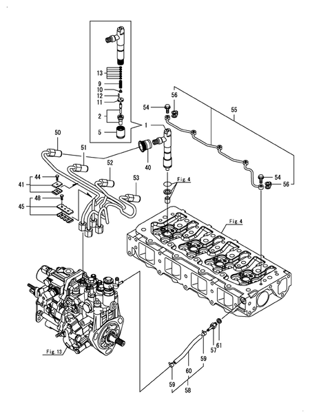 FUEL INJECTION VALVE (4TNV84T-GGF) FUEL INJECTION VALVE (4TNV84T-GGF)