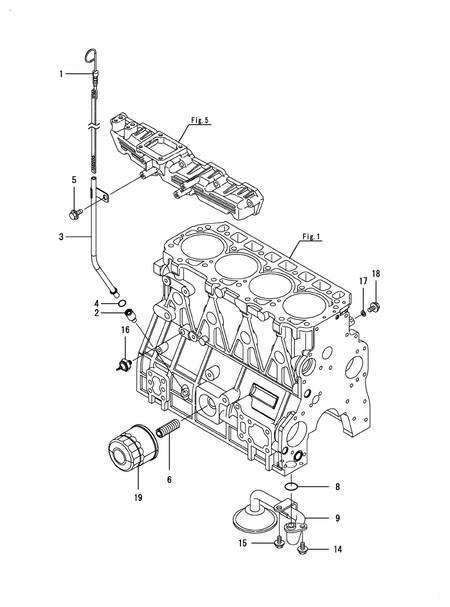 LUB. OIL SYSTEM (4TNE92-HHYF)