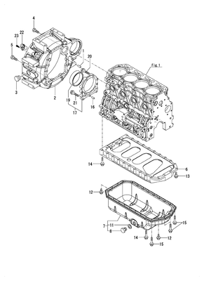 FLYWHEEL HOUSING & OIL SUMP (TNV) FLYWHEEL HOUSING & OIL SUMP (TNV)