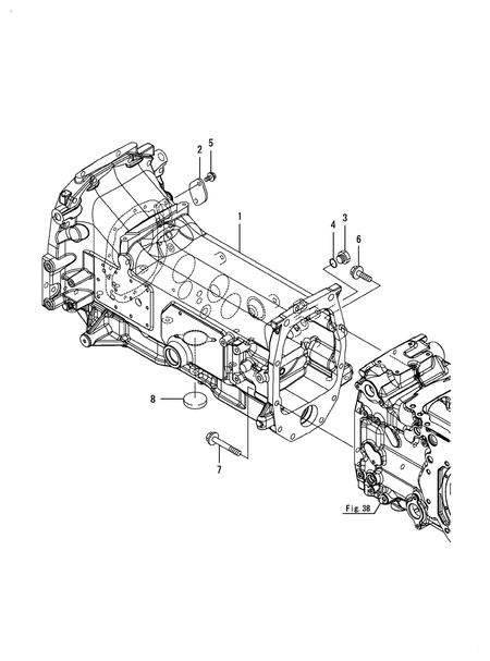 CLUTCH HOUSING (LX490(YANMAR))