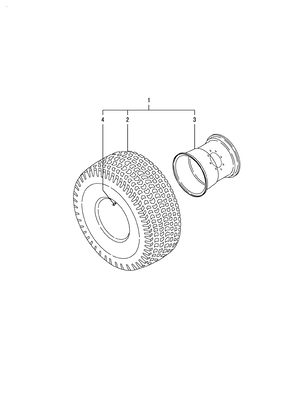 REAR WHEEL TIRE R3G (LX410(YANMAR)) REAR WHEEL TIRE R3G (LX410(YANMAR))