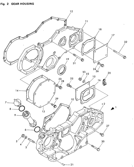 GEAR HOUSING (4T112TLE-PP)