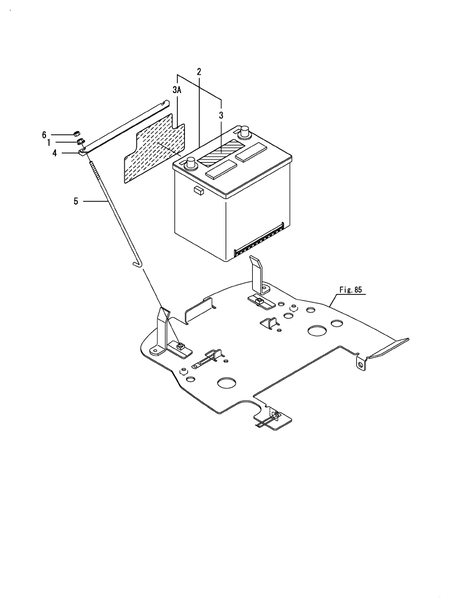 BATTERY (SX3100(YANMAR))