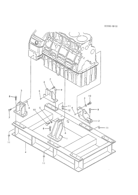 ENGINE BASE (4T112TL-P)