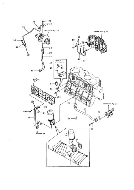 LUB. OIL LINE (4TN100TL-NC) LUB. OIL LINE (4TN100TL-NC)