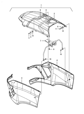 BONNET KIT (SA223) BONNET KIT (SA223)