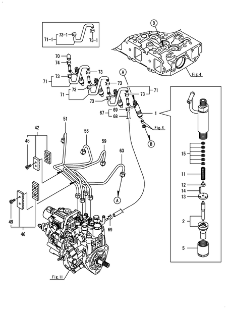 FUEL INJECTION VALVE (4TNV88-XKITL)