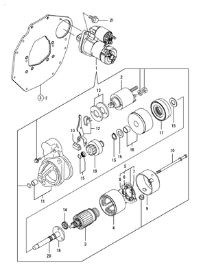 STARTING MOTOR (3TNM68-AMW) STARTING MOTOR (3TNM68-AMW)