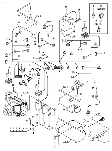 WIRE HARNESS (SC2400(YANMAR))