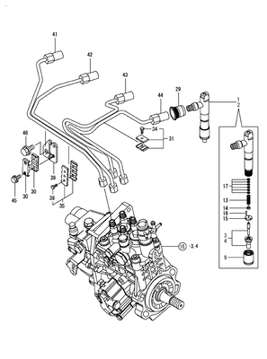 FUEL INJECTION VALVE (4TNV98T-NSA) FUEL INJECTION VALVE (4TNV98T-NSA)