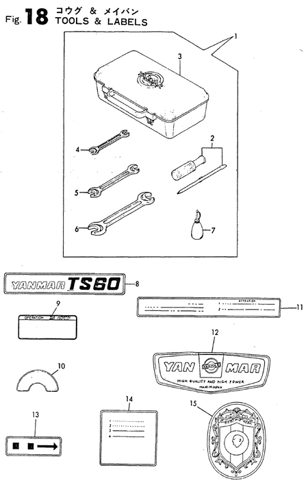 TOOL,LABELS (TS60-GSK) TOOL,LABELS (TS60-GSK)