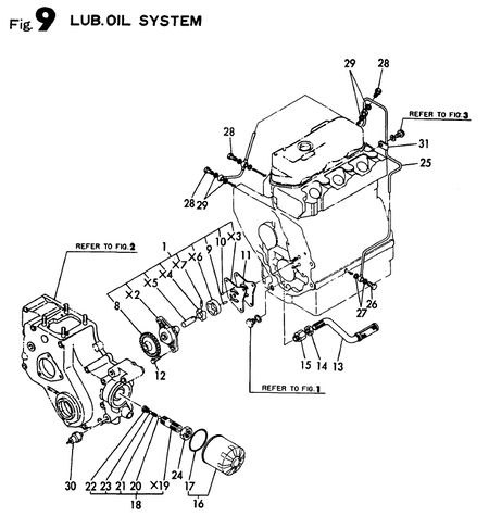 LUB. OIL SYSTEM (3T72HA-S) LUB. OIL SYSTEM (3T72HA-S)