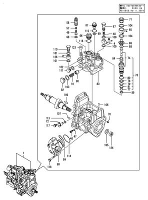 FUEL INJECTION PUMP(INNER PARTS) (3TNV84T-KSA) FUEL INJECTION PUMP(INNER PARTS) (3TNV84T-KSA)