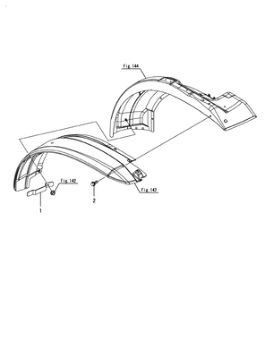 OVER FENDER(2) (YT235Y)