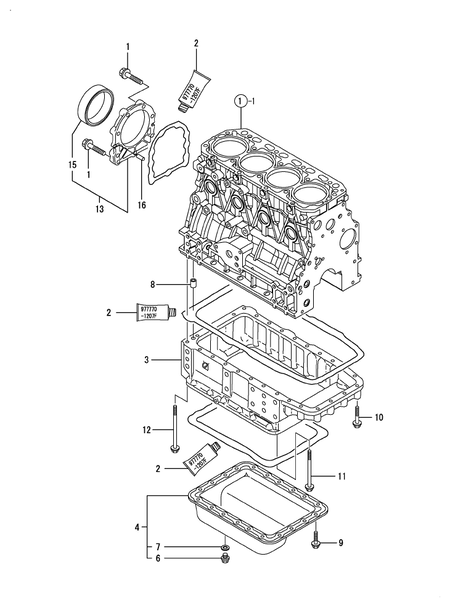 OIL SUMP (4TNV88-XAT)