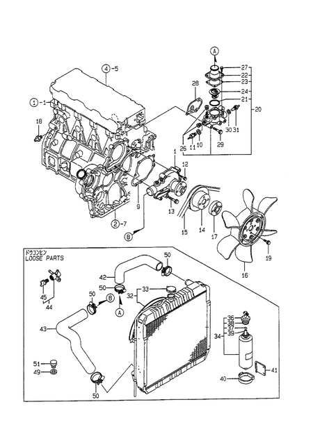 COOLING WATER SYSTEM (4TNE98-TB) COOLING WATER SYSTEM (4TNE98-TB)