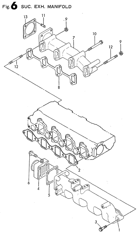 SUCTION & EXHAUST MANIFOLD (4TN82E-RK)