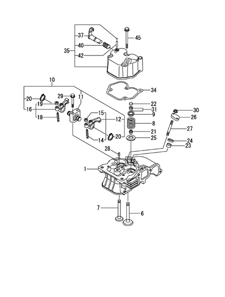 CYLINDER HEAD & BONNET (L48N6-PEYST2YI) CYLINDER HEAD & BONNET (L48N6-PEYST2YI)