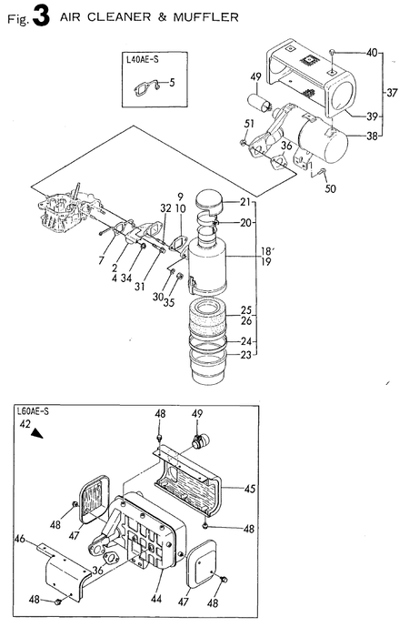 AIR CLEANER & SILENCER (L40AE-S)