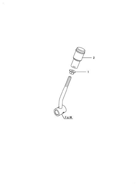 P.T.O. LEVER KNOB (YM351A) P.T.O. LEVER KNOB (YM351A)