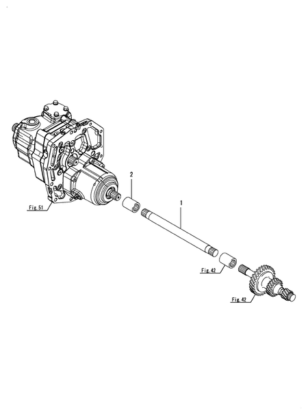 RANGE DRIVE SHAFT (LX4100(YANMAR))