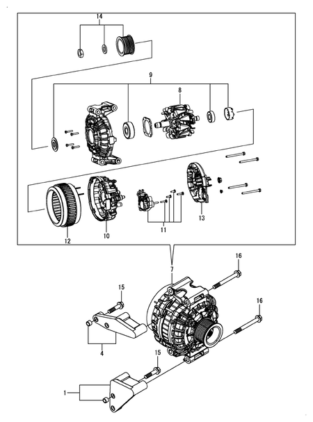 GENERATOR (4TN107FHT-2WYB)