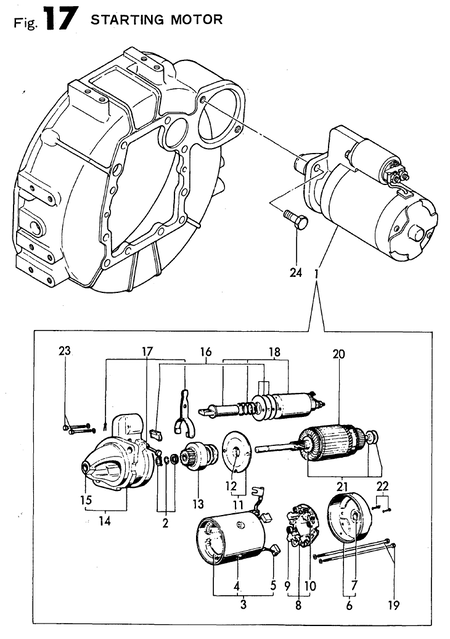STARTING MOTOR (4TN82TE-MD)