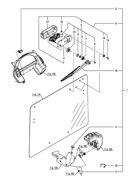REAR WIPER(CABIN) (YT235Y)