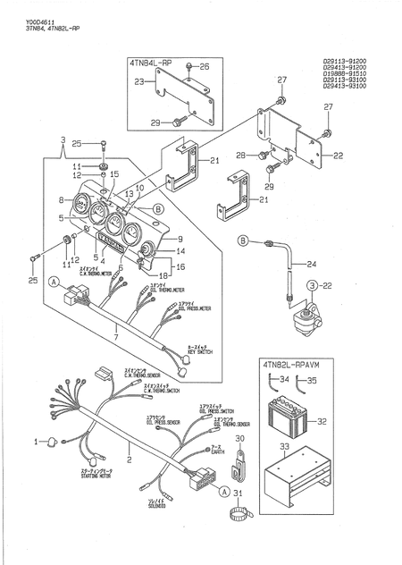 INSTRUMENT PANEL (4TN82L-RP)