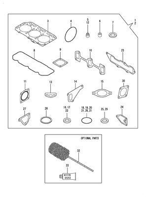 GASKET SET (3TNV88-DSA3)