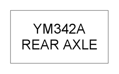 REAR AXLE (YM342A)
