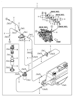FUEL LINE(FAME (LX410(YANMAR))