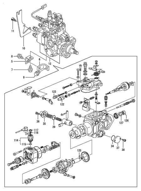 FUEL INJECTION PUMP (4TNE92-HRJ)