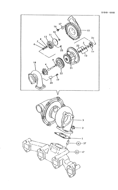 TURBO-CHARGER (4TN100TL-NC) TURBO-CHARGER (4TN100TL-NC)