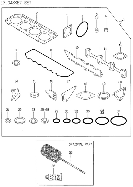 GASKET SET (4TNE84-MS)