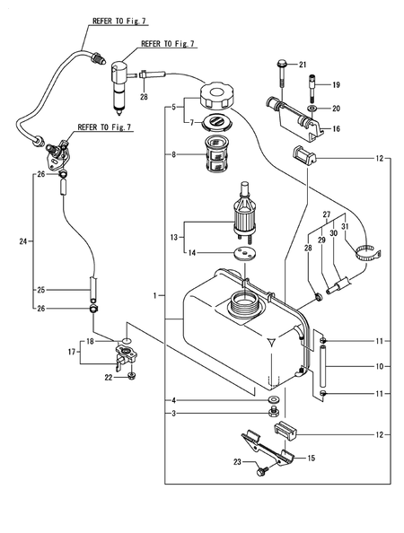 FO TANK & FUEL PIPE (L70N6-PYST)