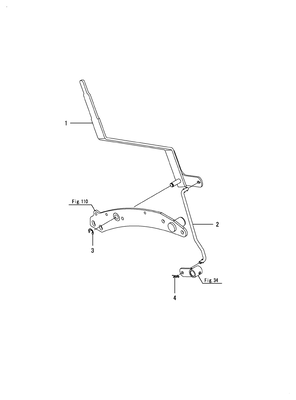 PTO LEVER A (SC2450(YANMAR))