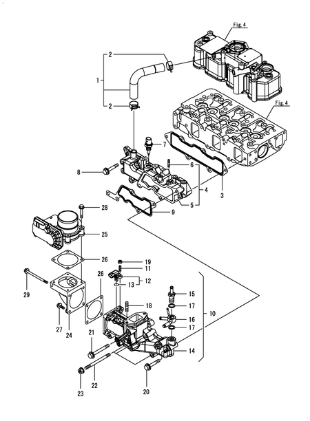 SUCTION MANIFOLD (3TNV88C-DHM)